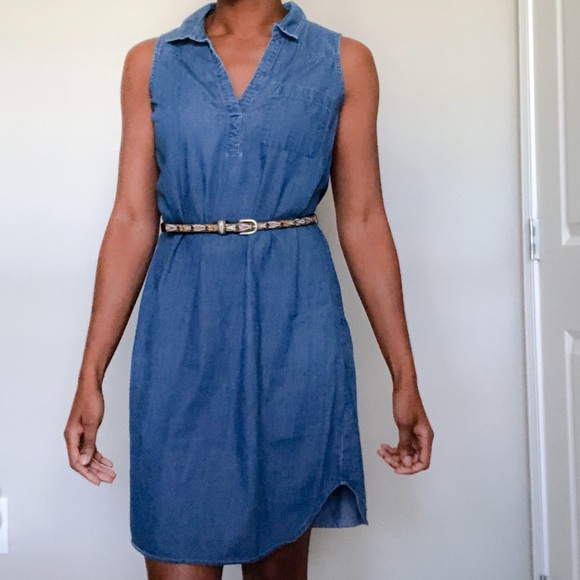 Old Navy Soft Denim Dress - Picture 2 of 5